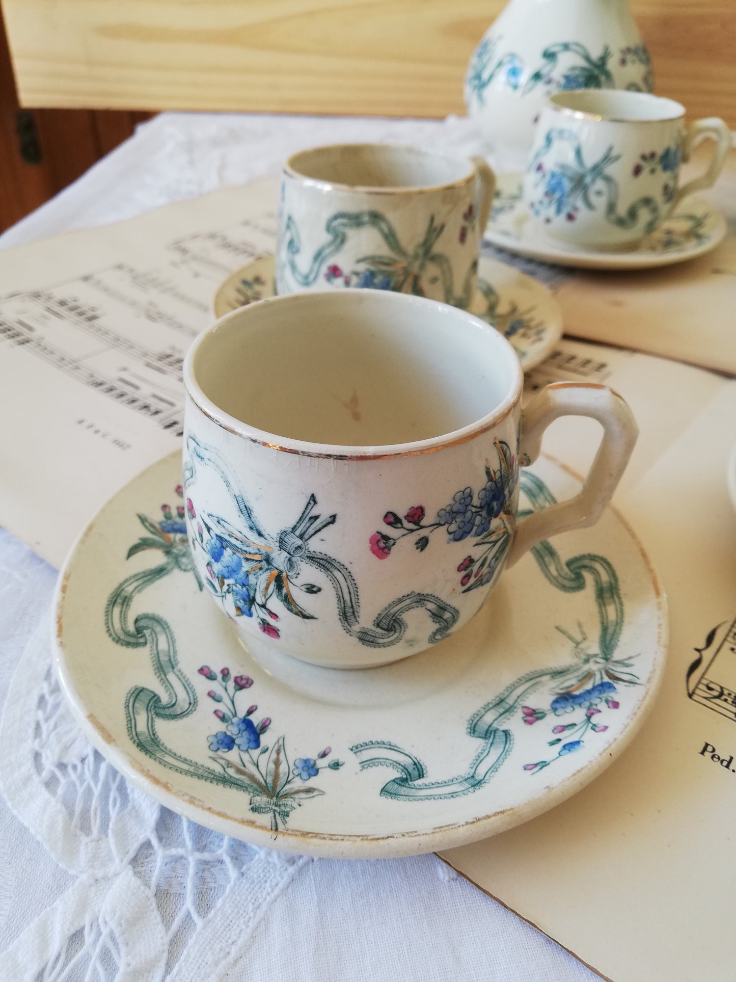 Service à café Terre de Fer Creil et Montereau
