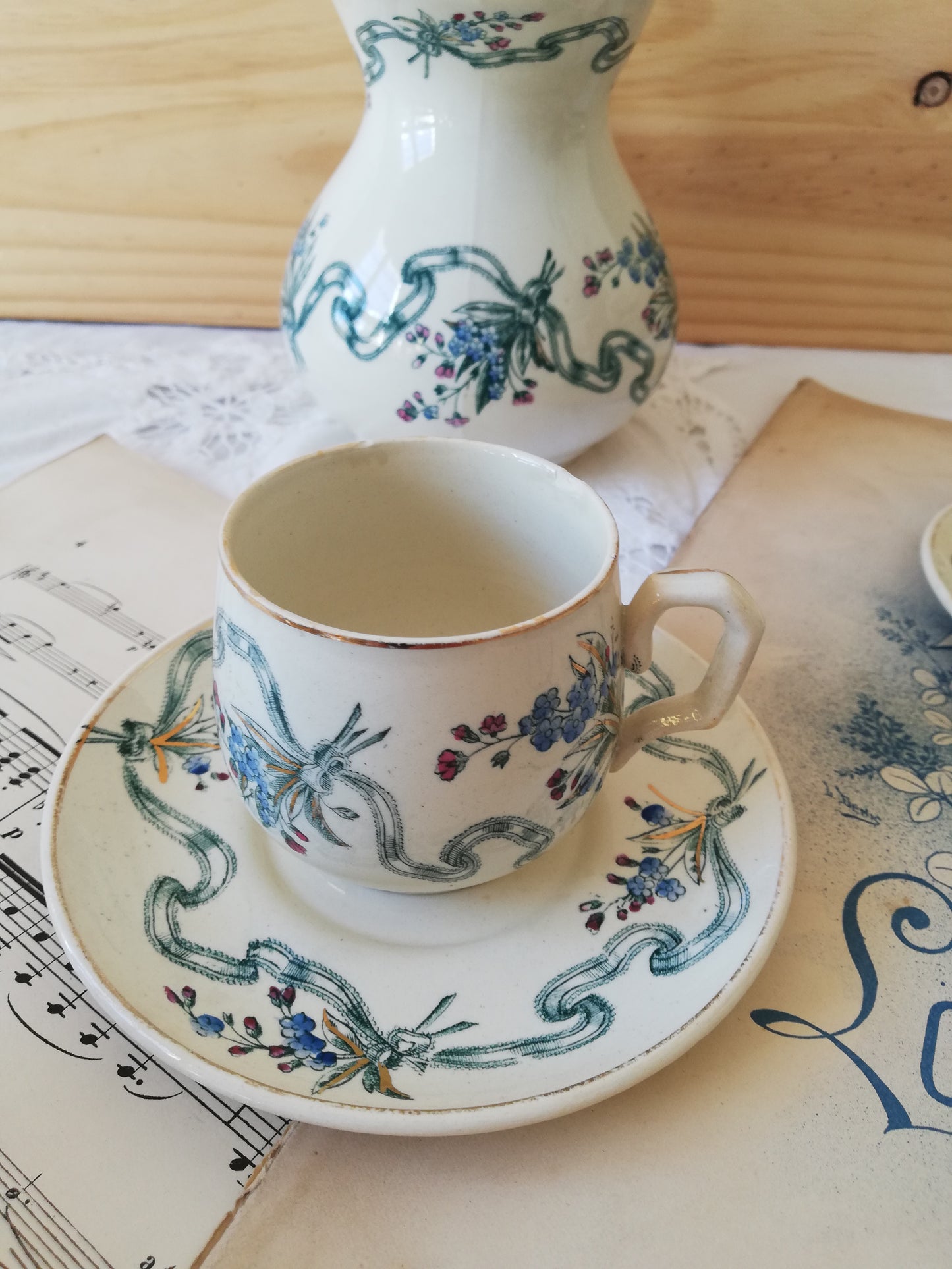 Service à café Terre de Fer Creil et Montereau