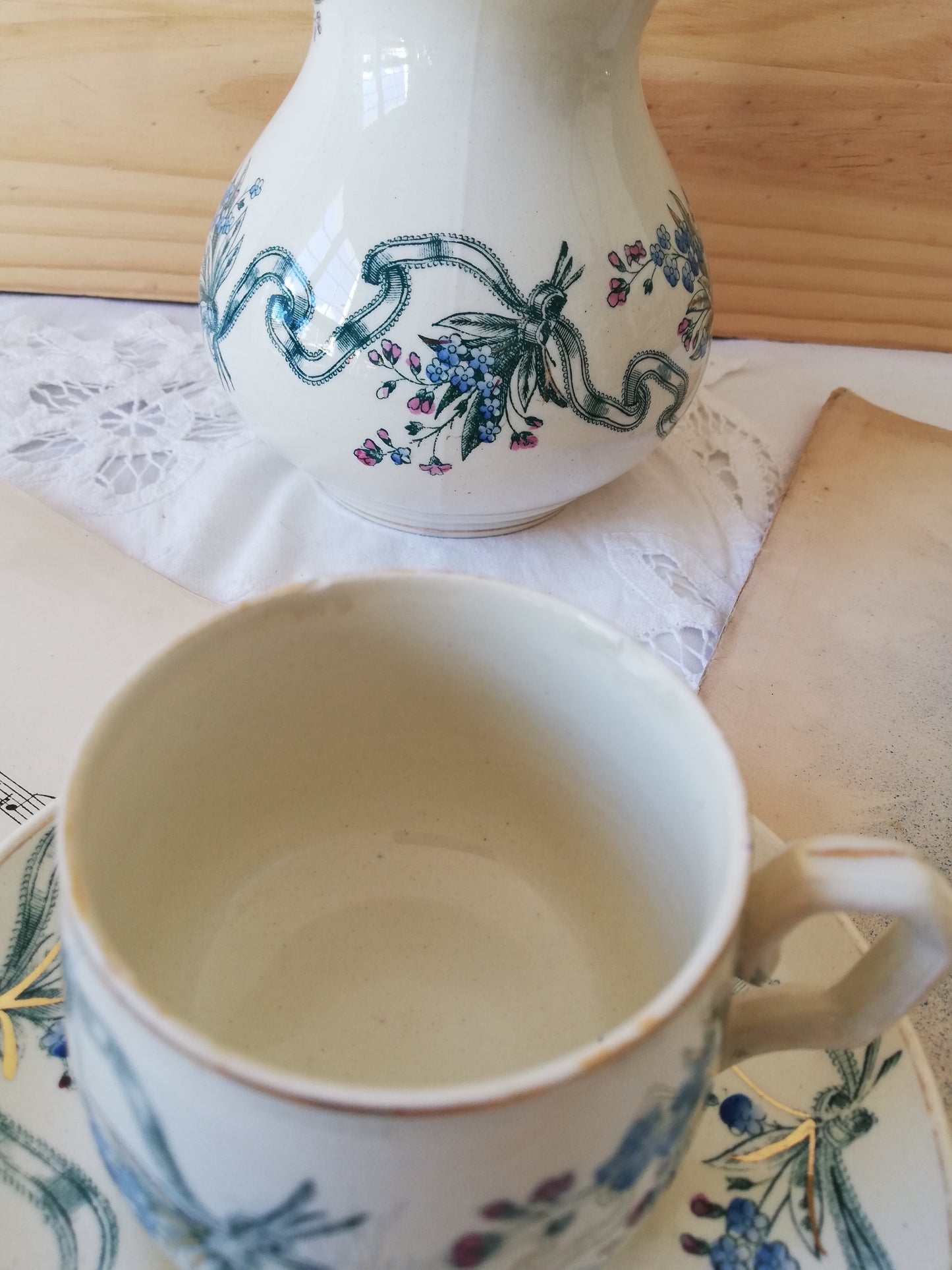 Service à café Terre de Fer Creil et Montereau