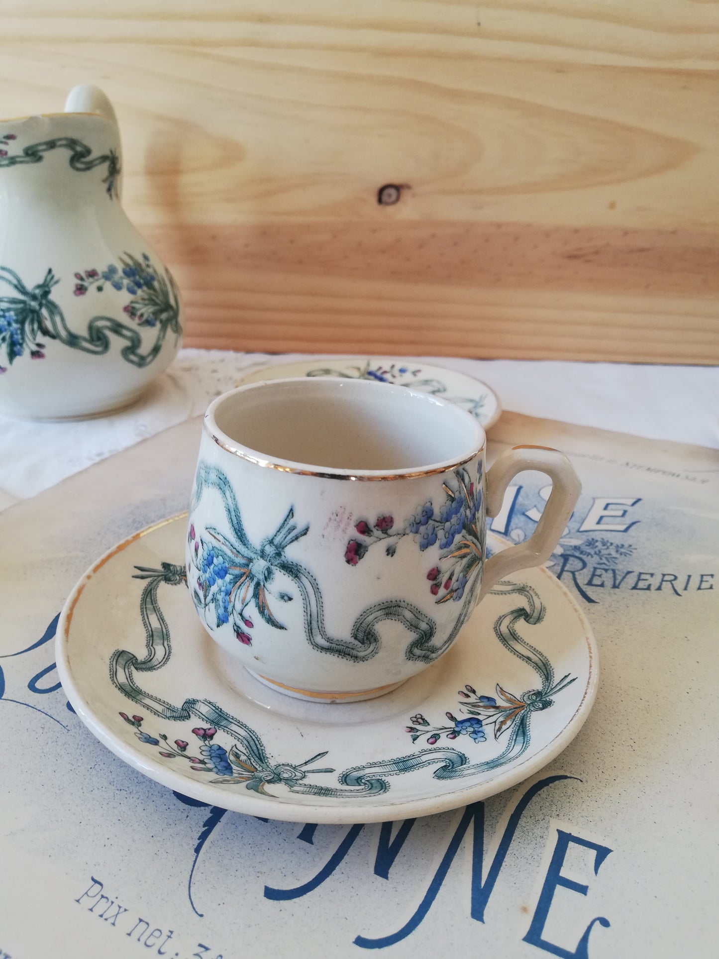 Service à café Terre de Fer Creil et Montereau