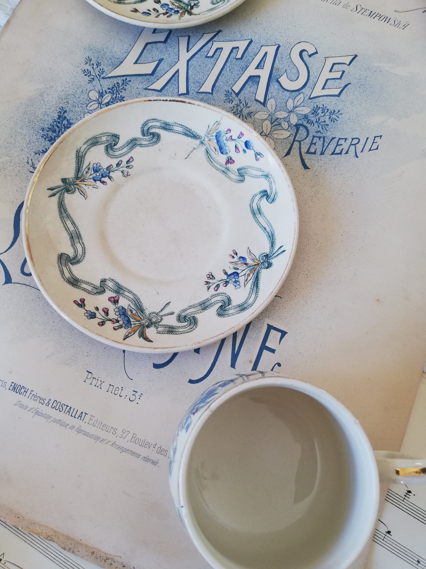 Service à café Terre de Fer Creil et Montereau