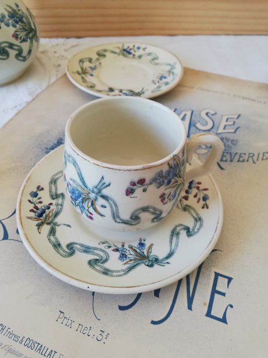 Service à café Terre de Fer Creil et Montereau