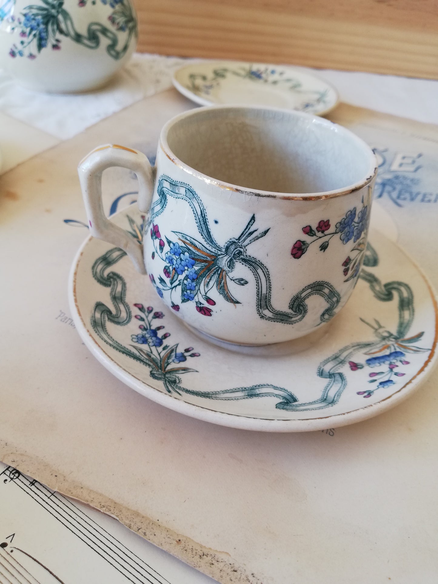 Service à café Terre de Fer Creil et Montereau