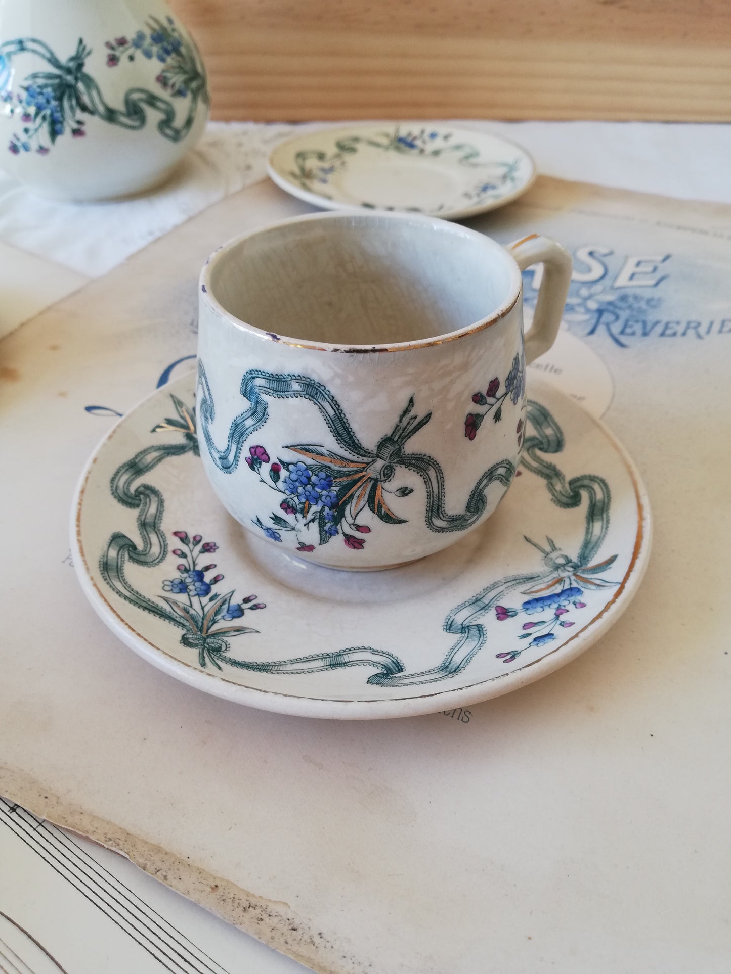 Service à café Terre de Fer Creil et Montereau