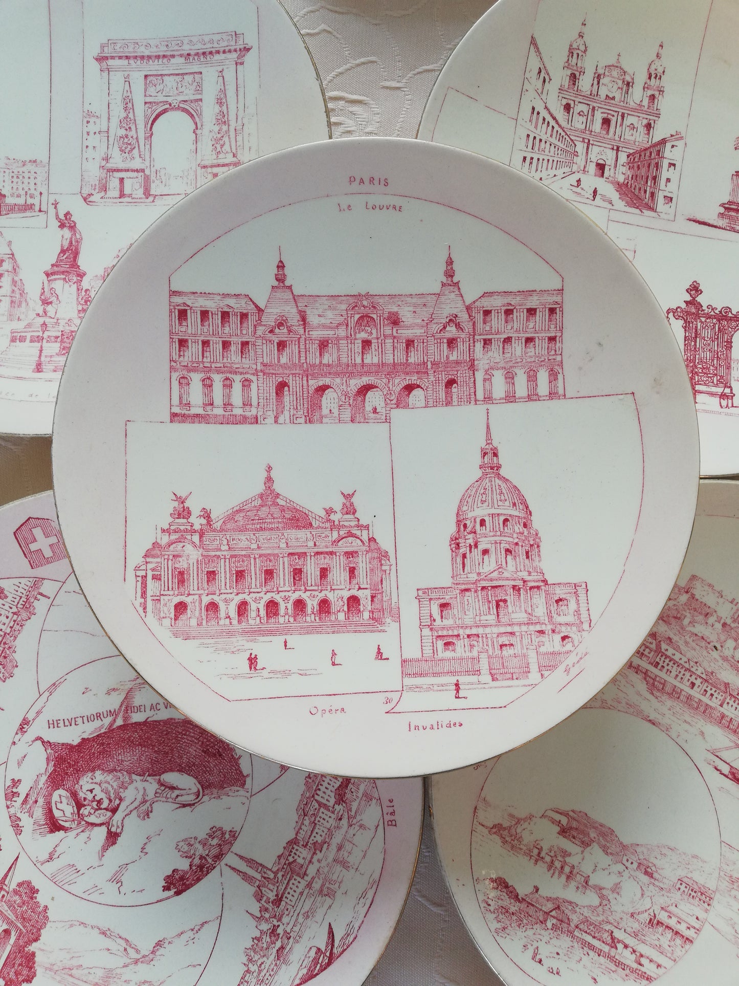 KG Luneville Eisen-Erdplatte, Rosa