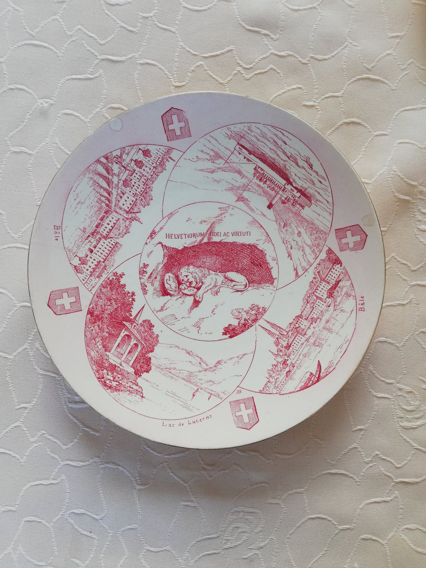 KG Luneville Eisen-Erdplatte, Rosa