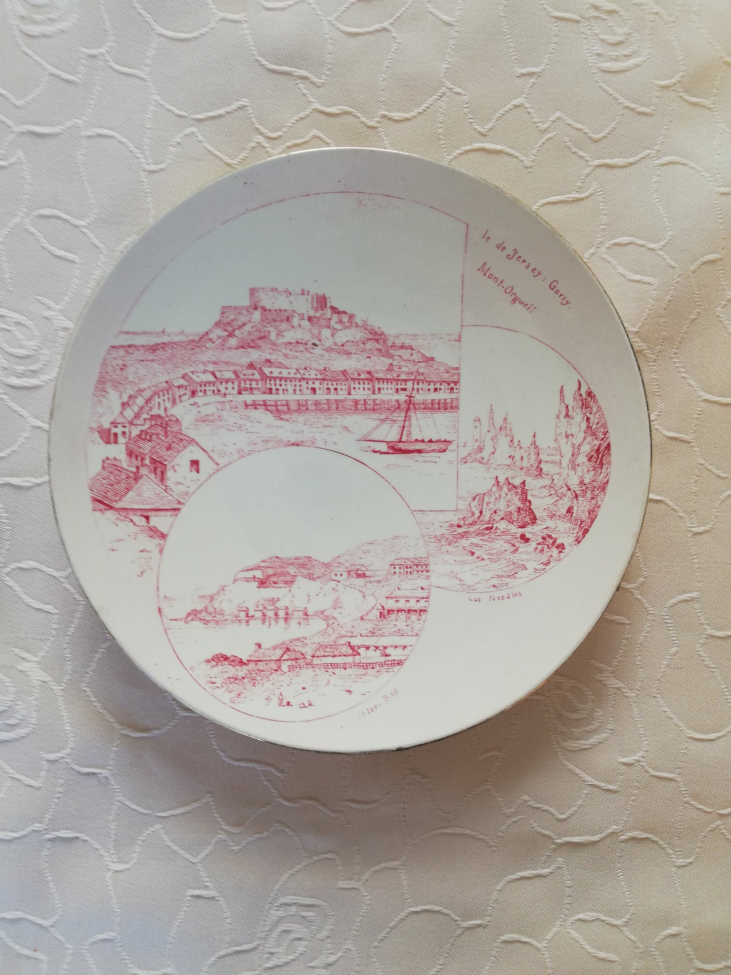 KG Luneville Eisen-Erdplatte, Rosa