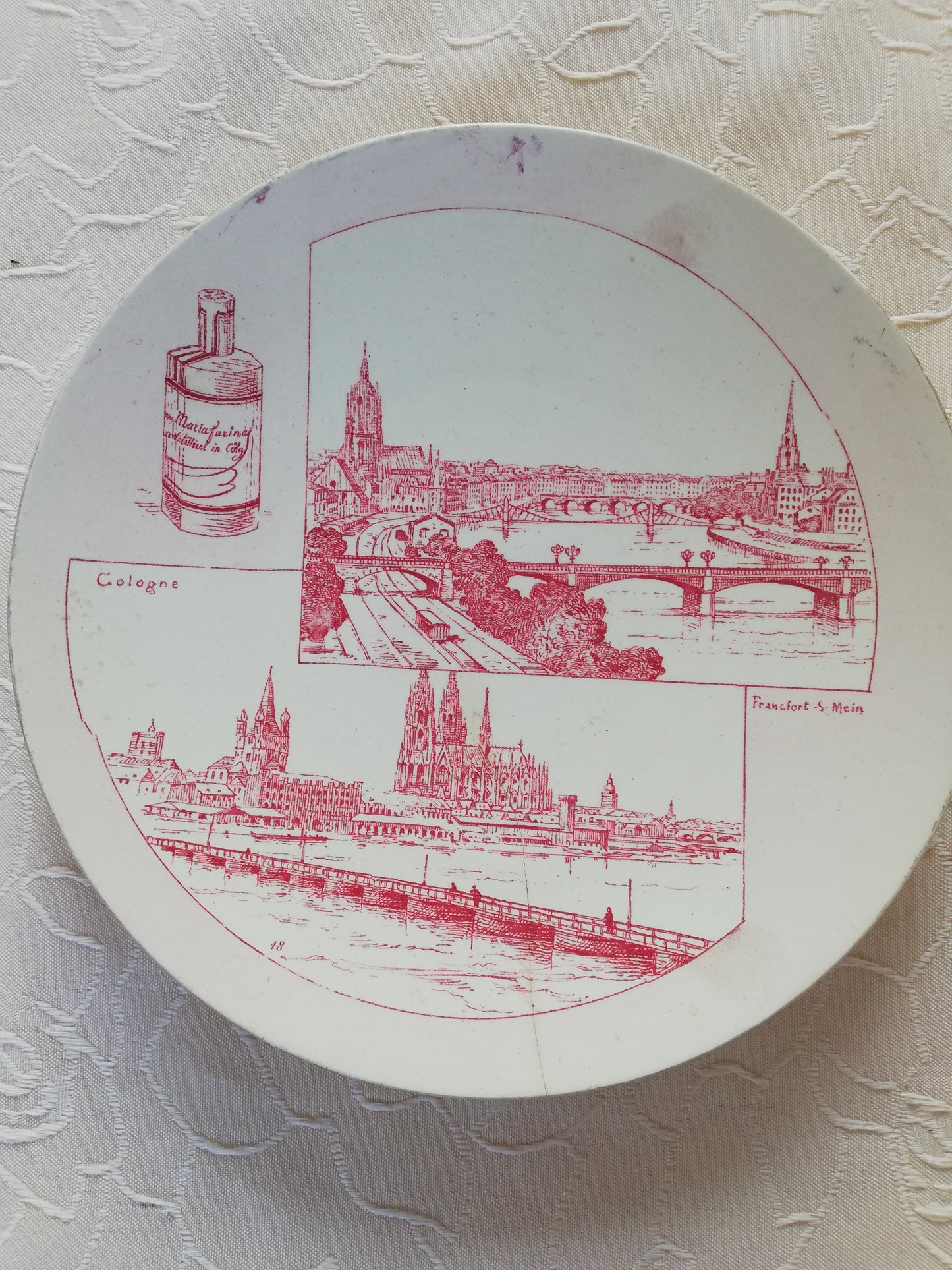 KG Luneville Eisen-Erdplatte, Rosa