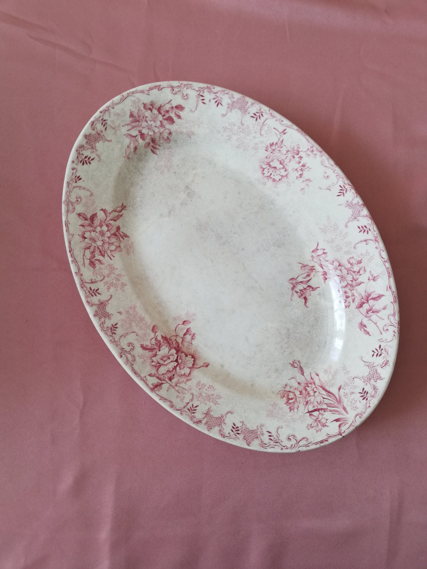 Plat ovale Floreal Choisy le Roi