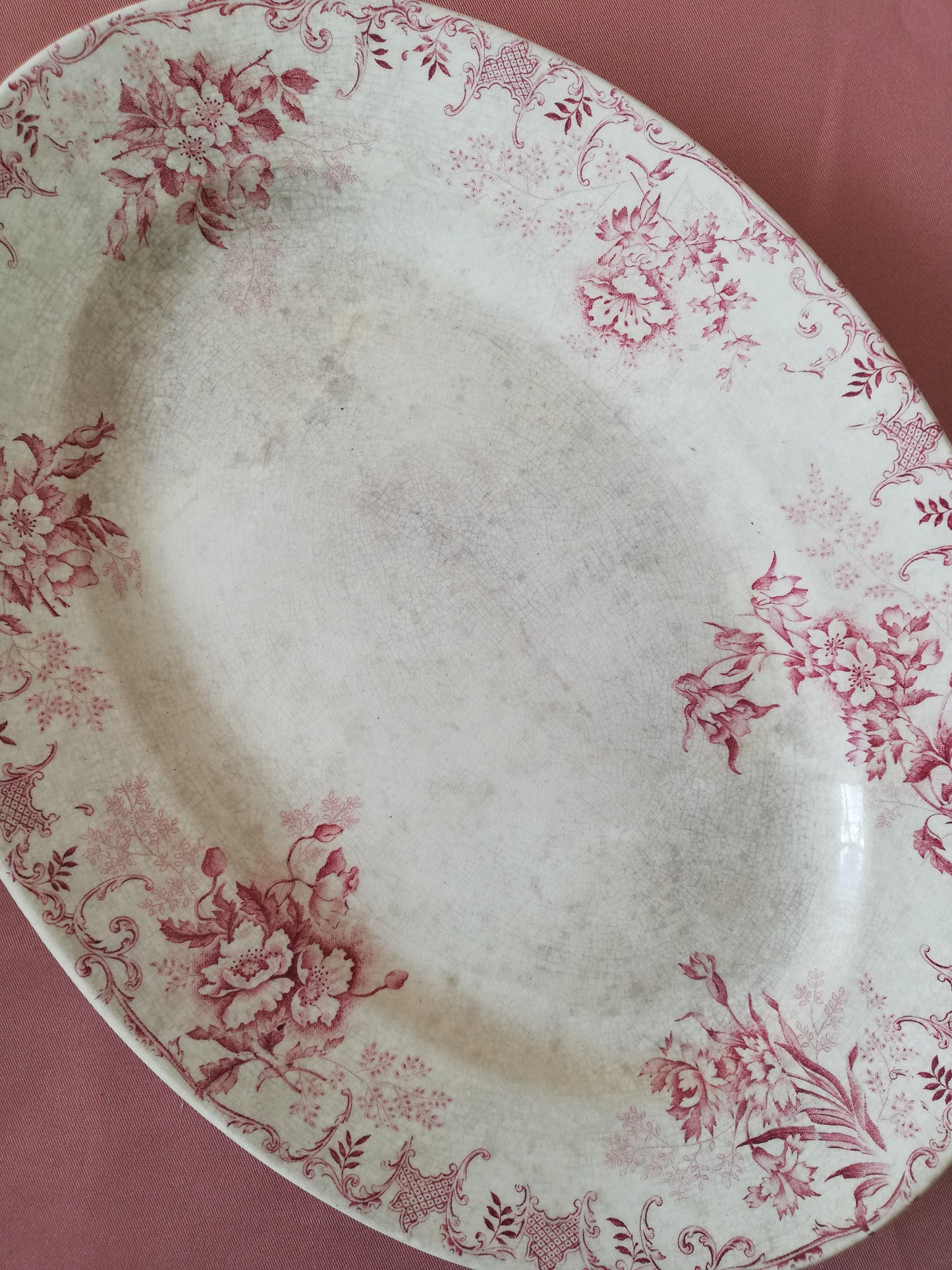 Plat ovale Floreal Choisy le Roi