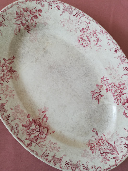 Plat ovale Floreal Choisy le Roi