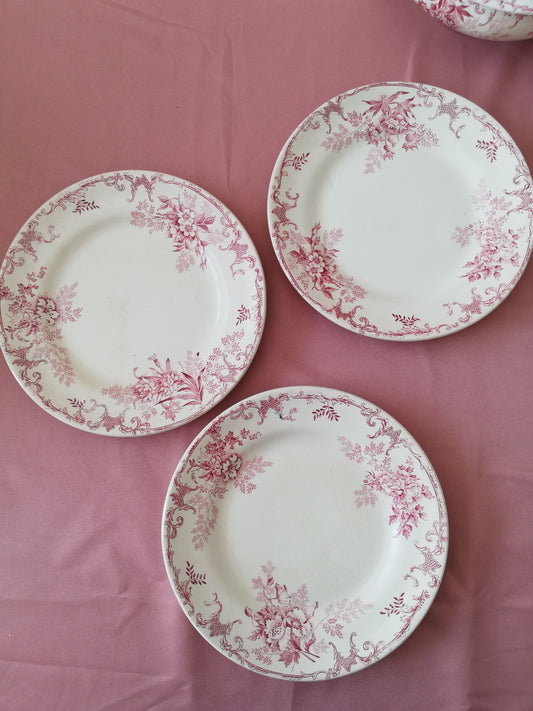 Assiette plate Floreal Choisy le Roi
