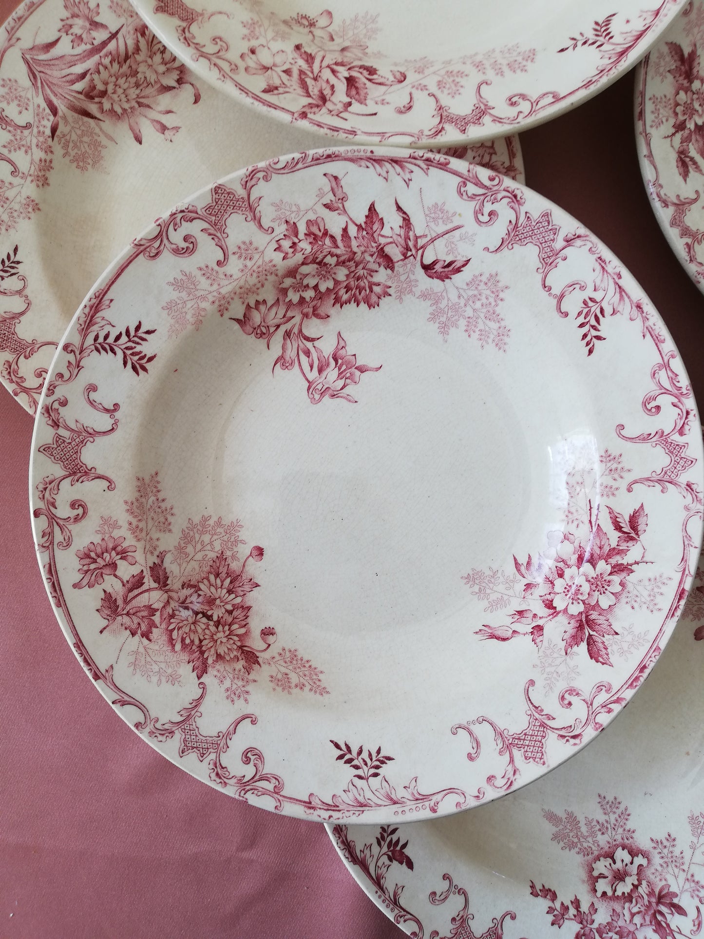 Assiette à soupe Floreal Choisy le Roi