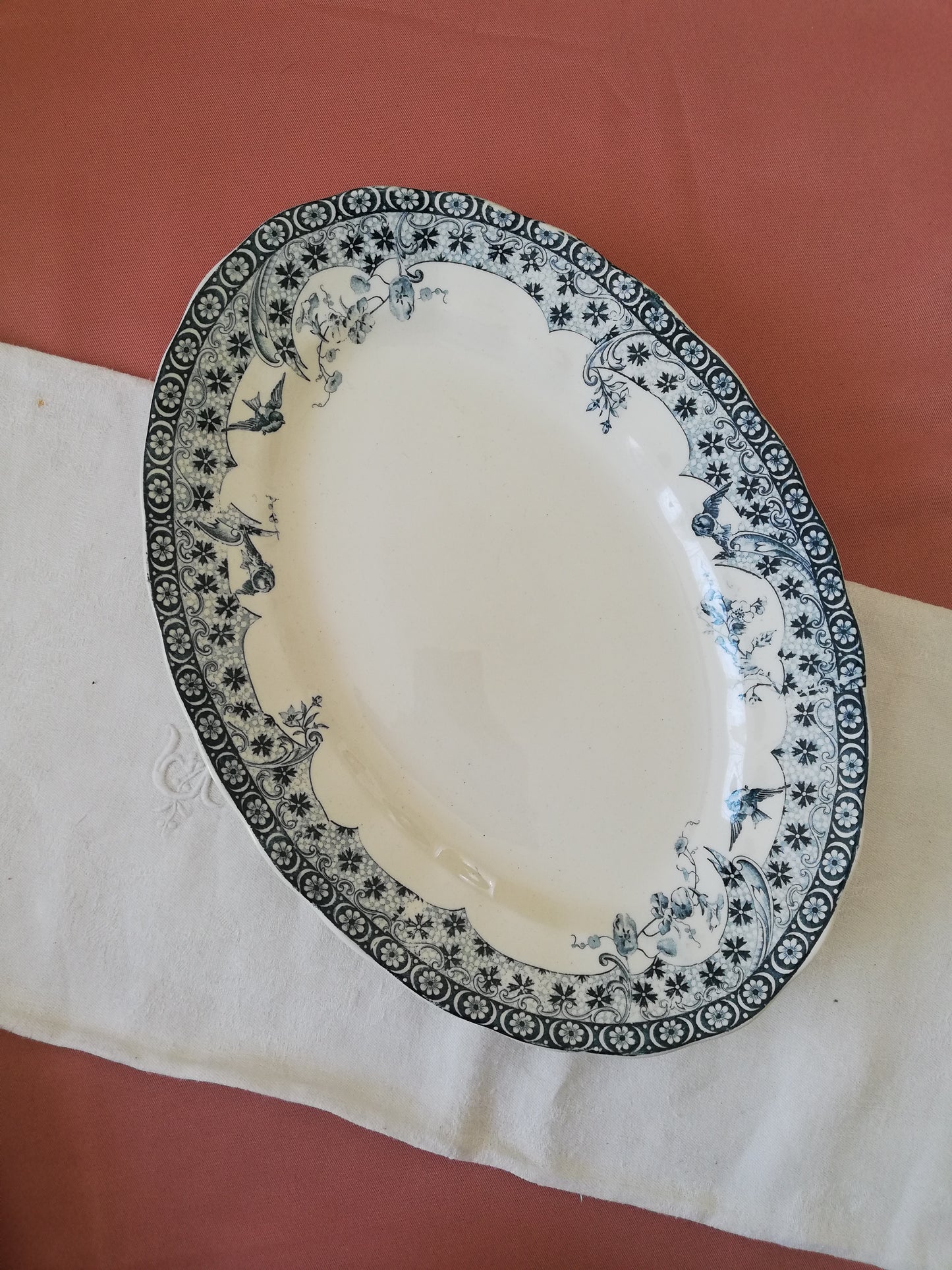 Plat oval Alençon Choisy le Roi