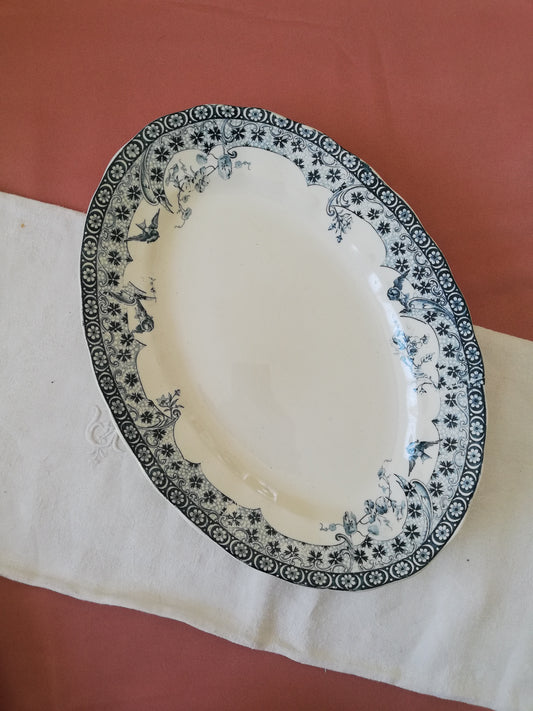 Plat oval Alençon Choisy le Roi