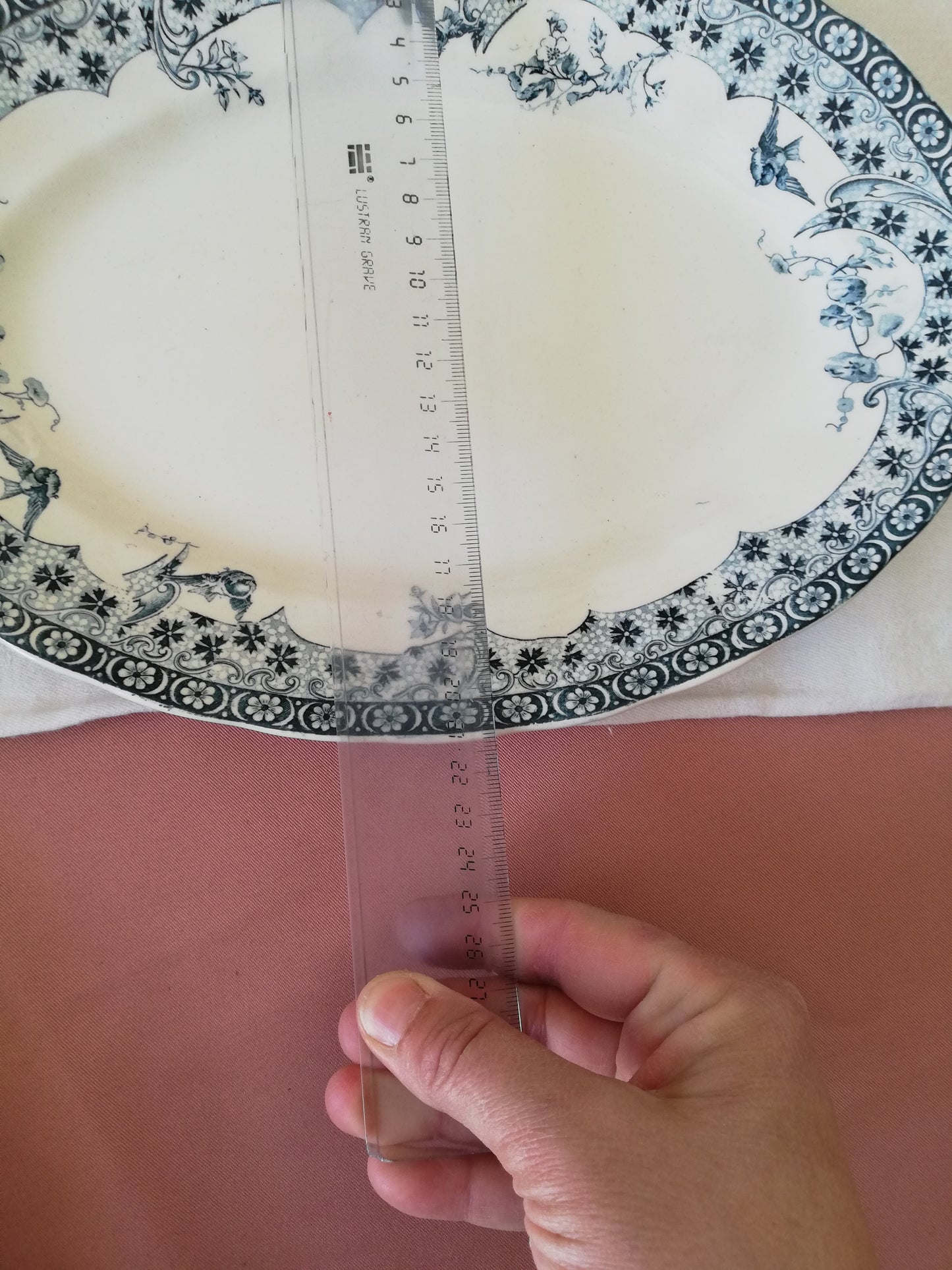 Plat oval Alençon Choisy le Roi