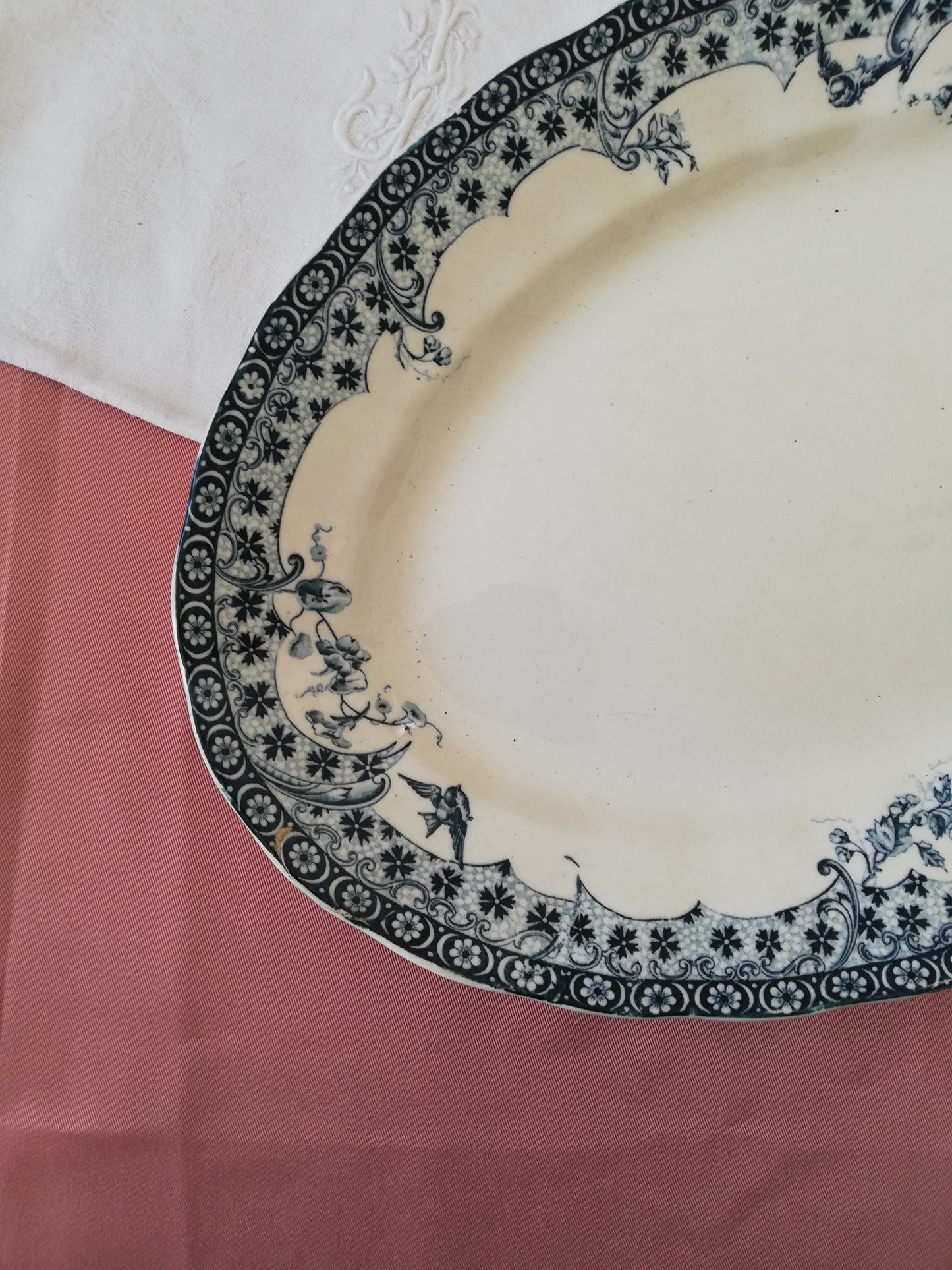 Plat oval Alençon Choisy le Roi