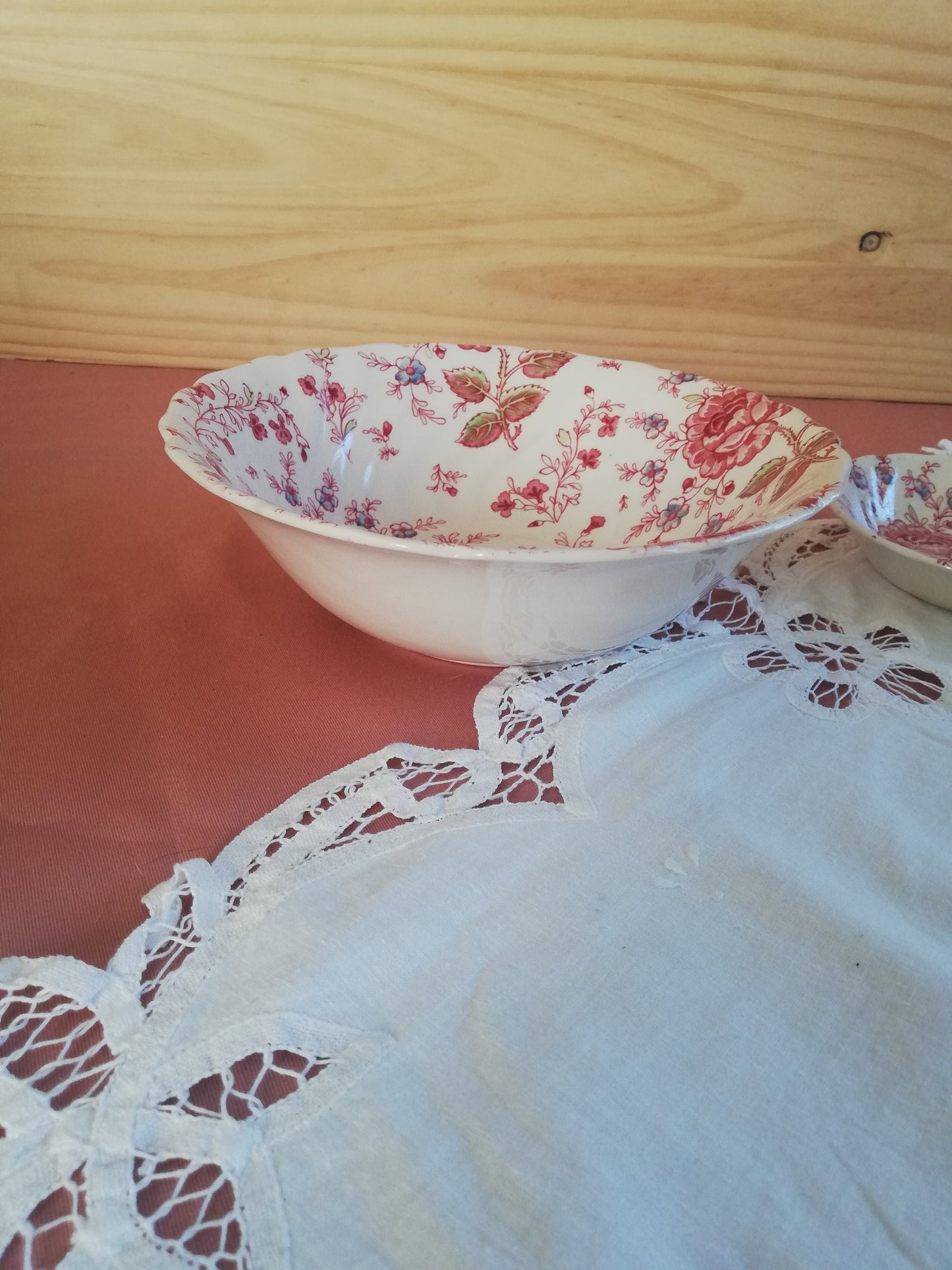 Service à dessert Rose Chintz Johnson Brothers