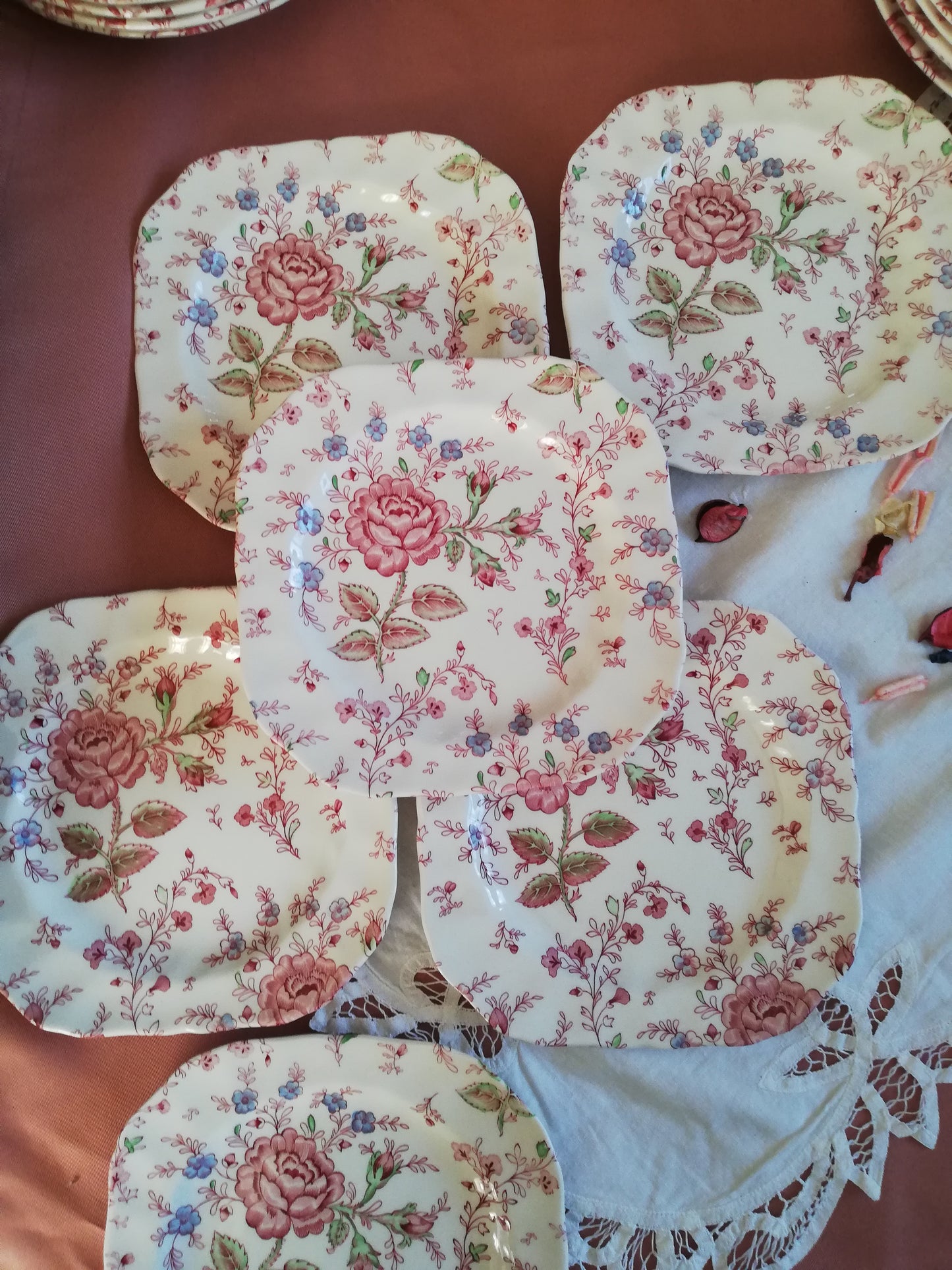Assiette Rose Chintz Johnson Brothers