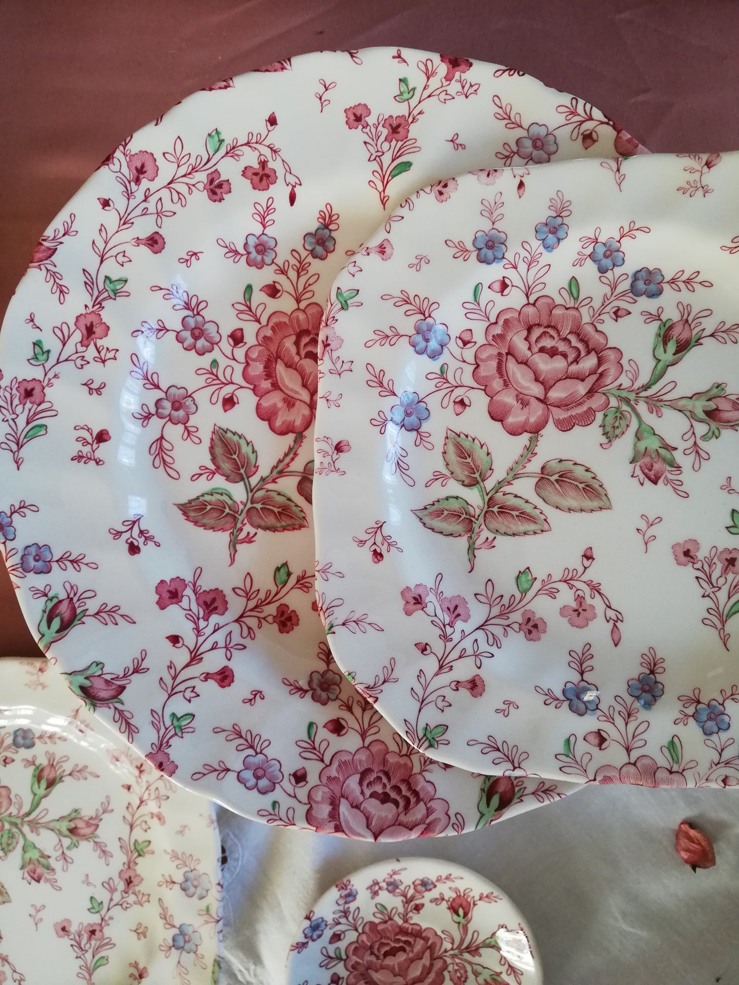 Assiette Rose Chintz Johnson Brothers