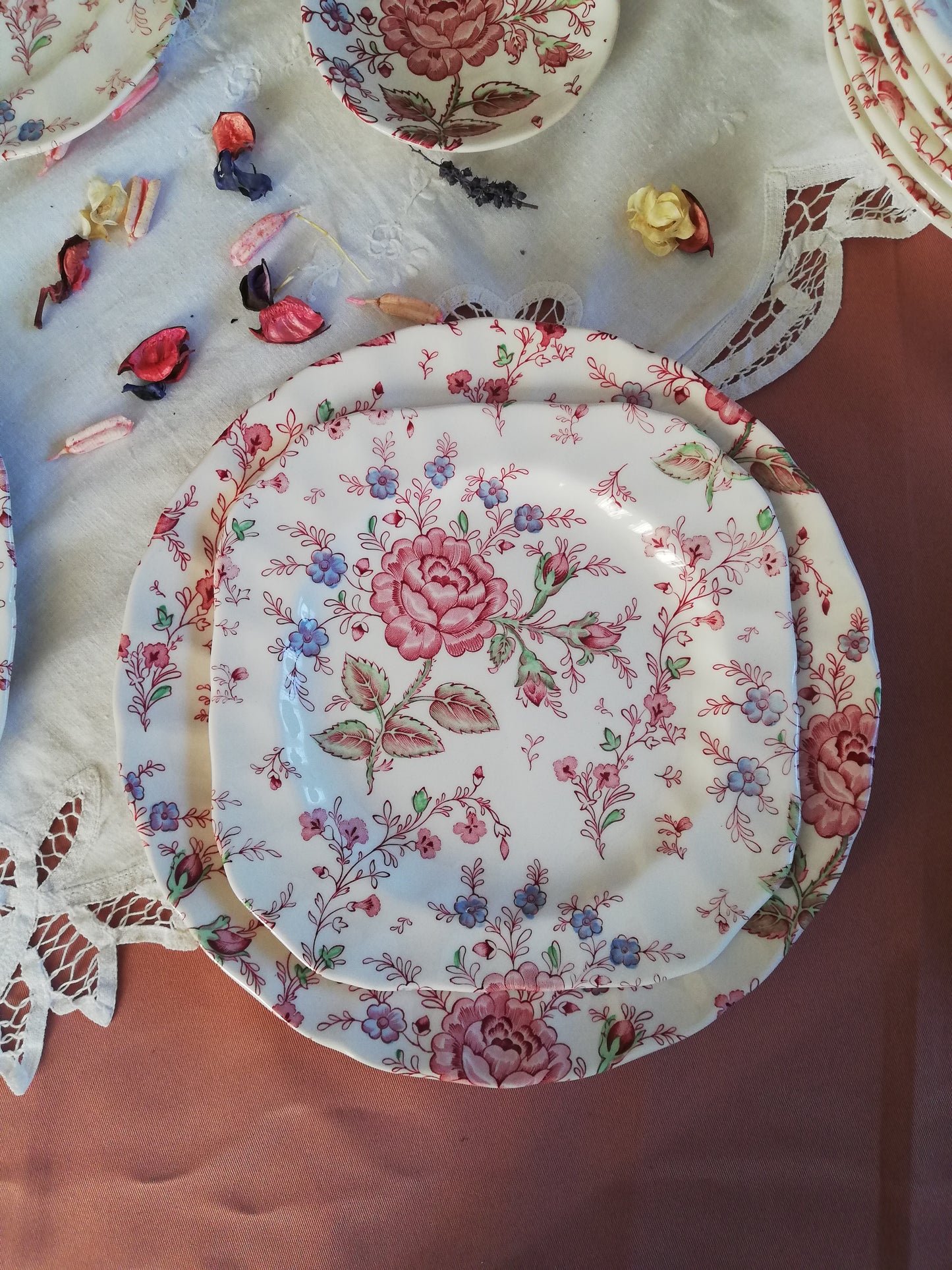 Assiette Rose Chintz Johnson Brothers