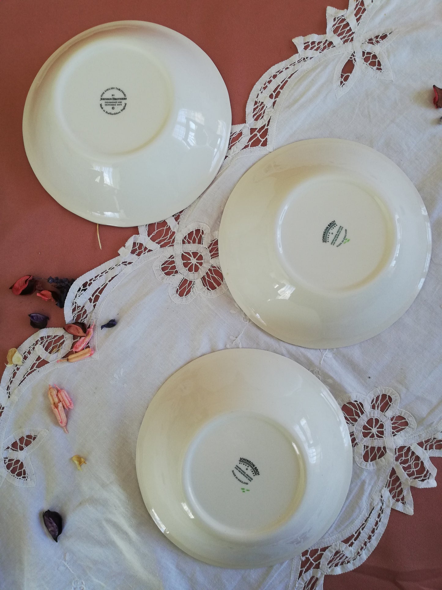 Assiette Calotte Rose Chintz Jonhson Brothers