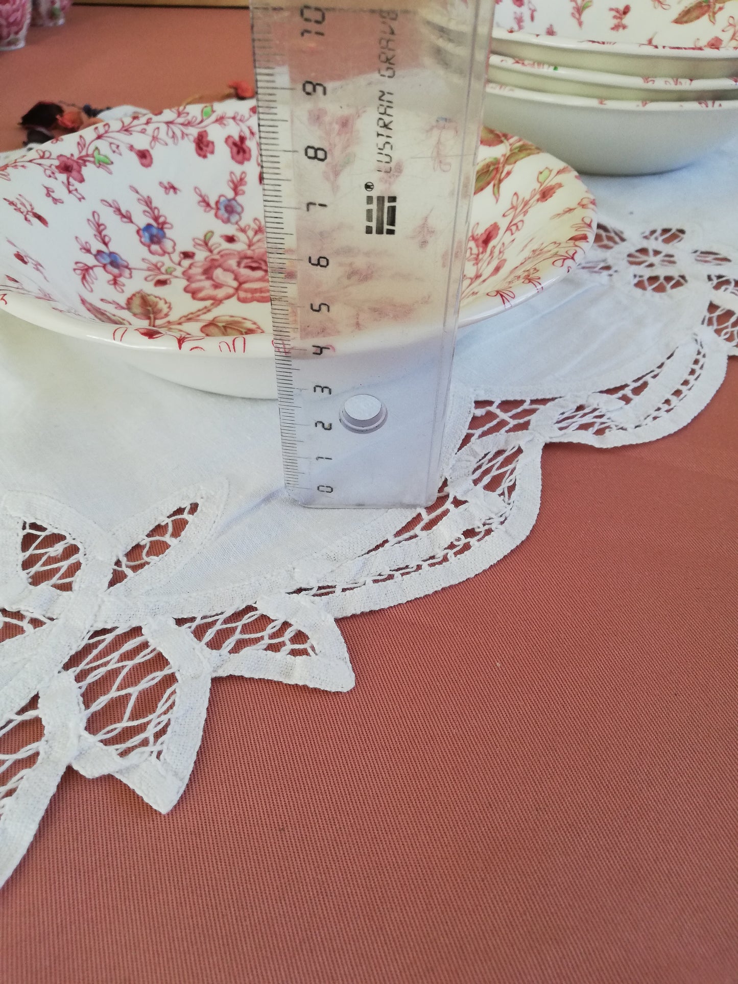 Assiette Calotte Rose Chintz Jonhson Brothers