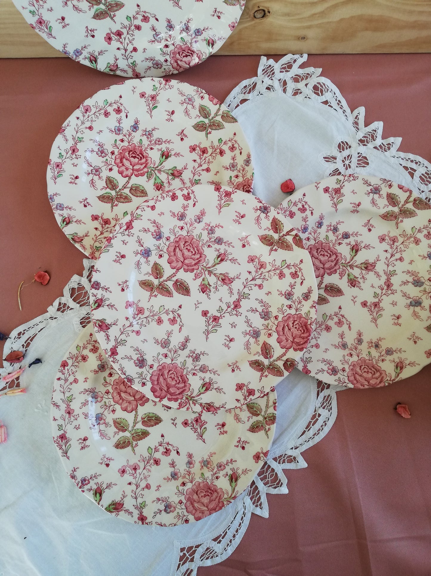Assiette plate Rose Chintz