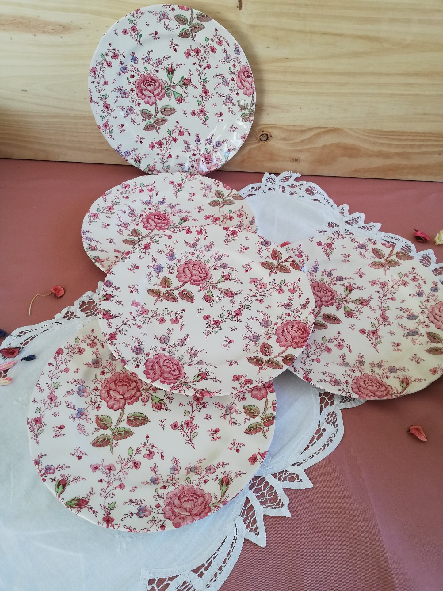 Assiette plate Rose Chintz