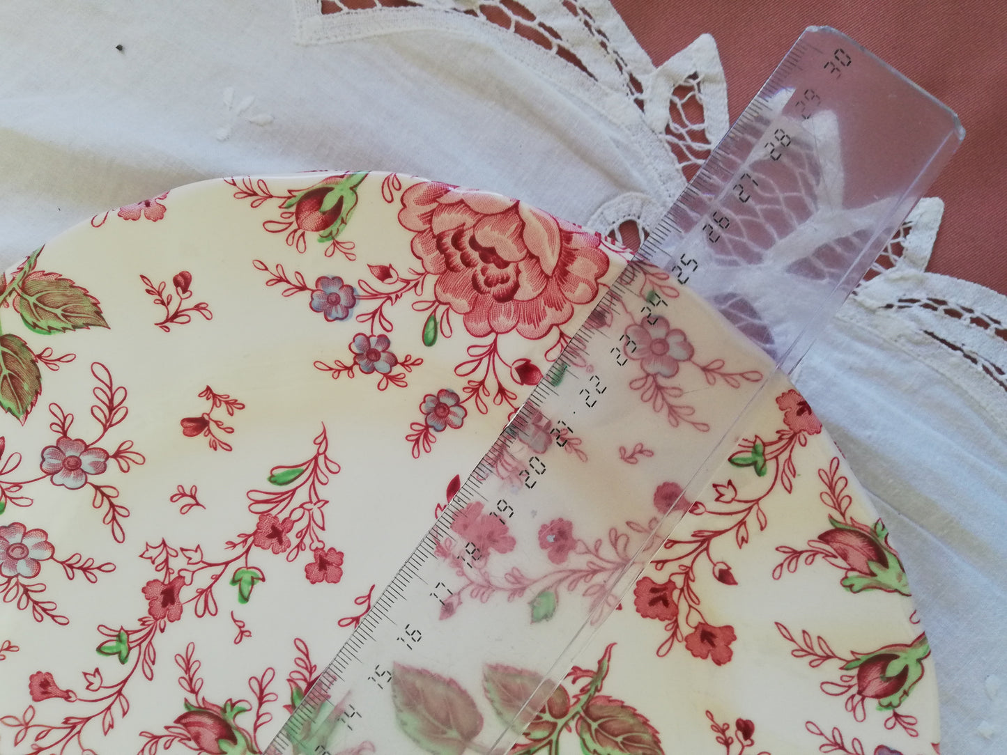 Assiette plate Rose Chintz