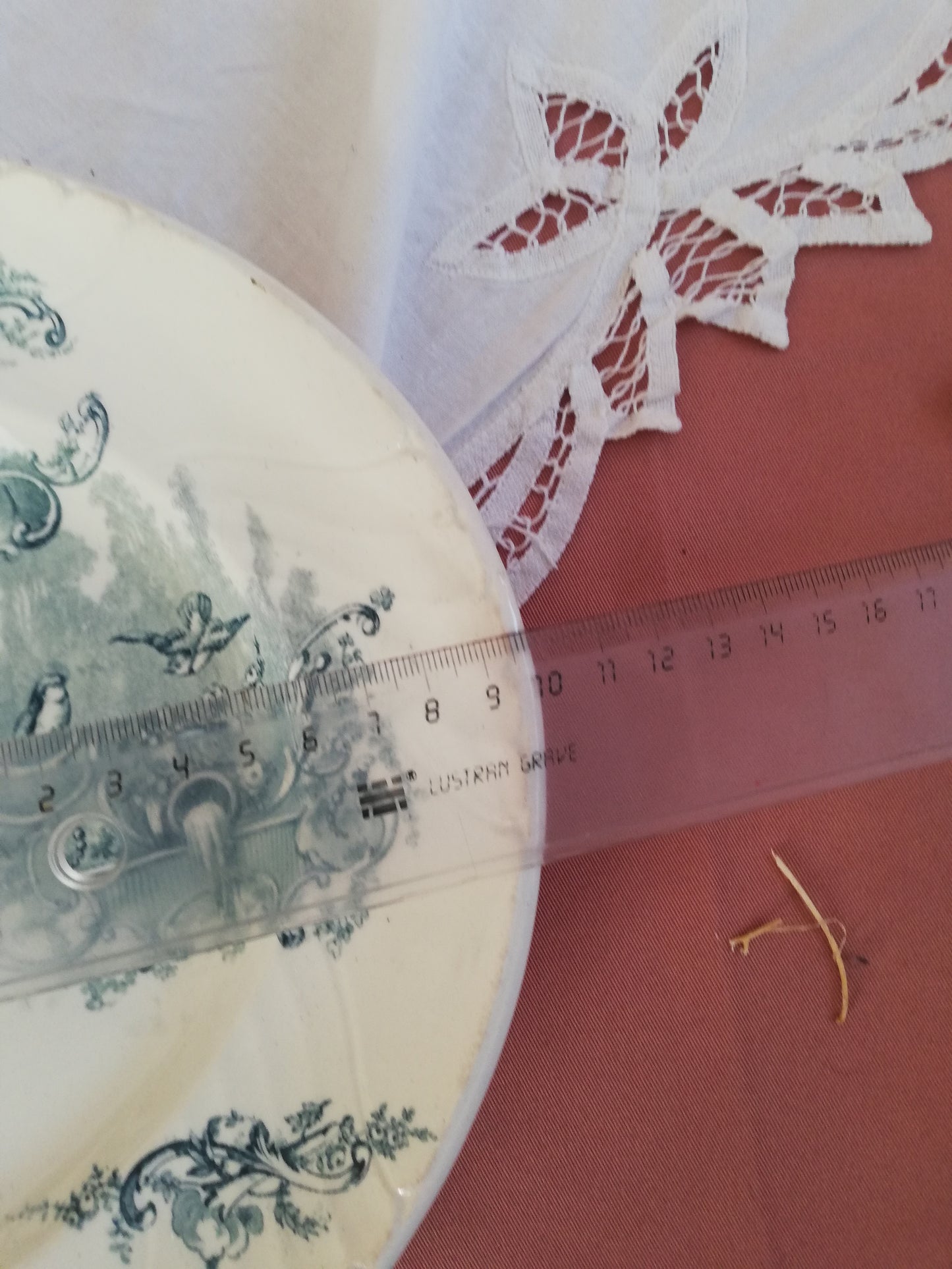 Plat Ovale Rocaille KG Luneville