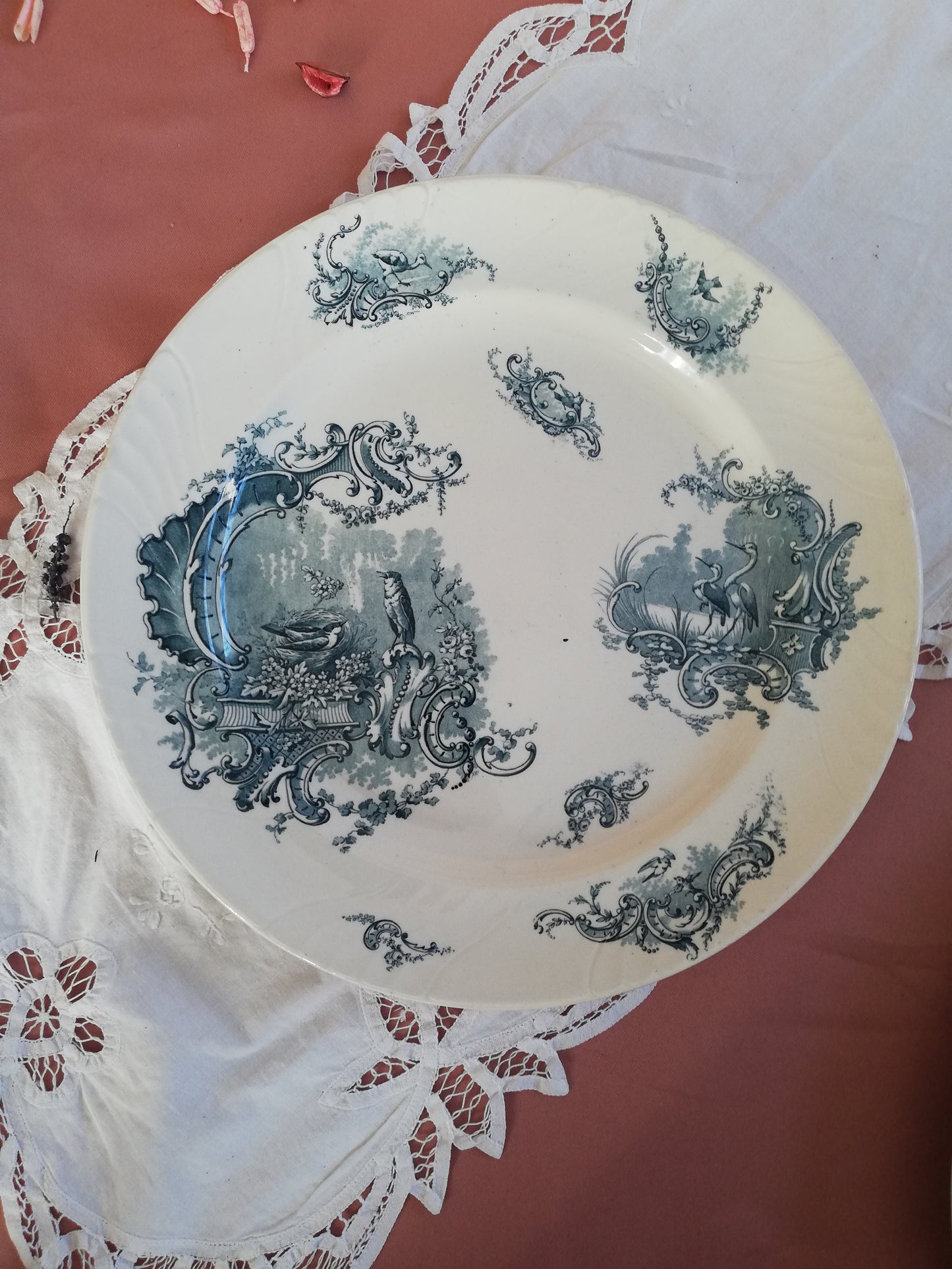 Plat Rond Rocaille KG Luneville