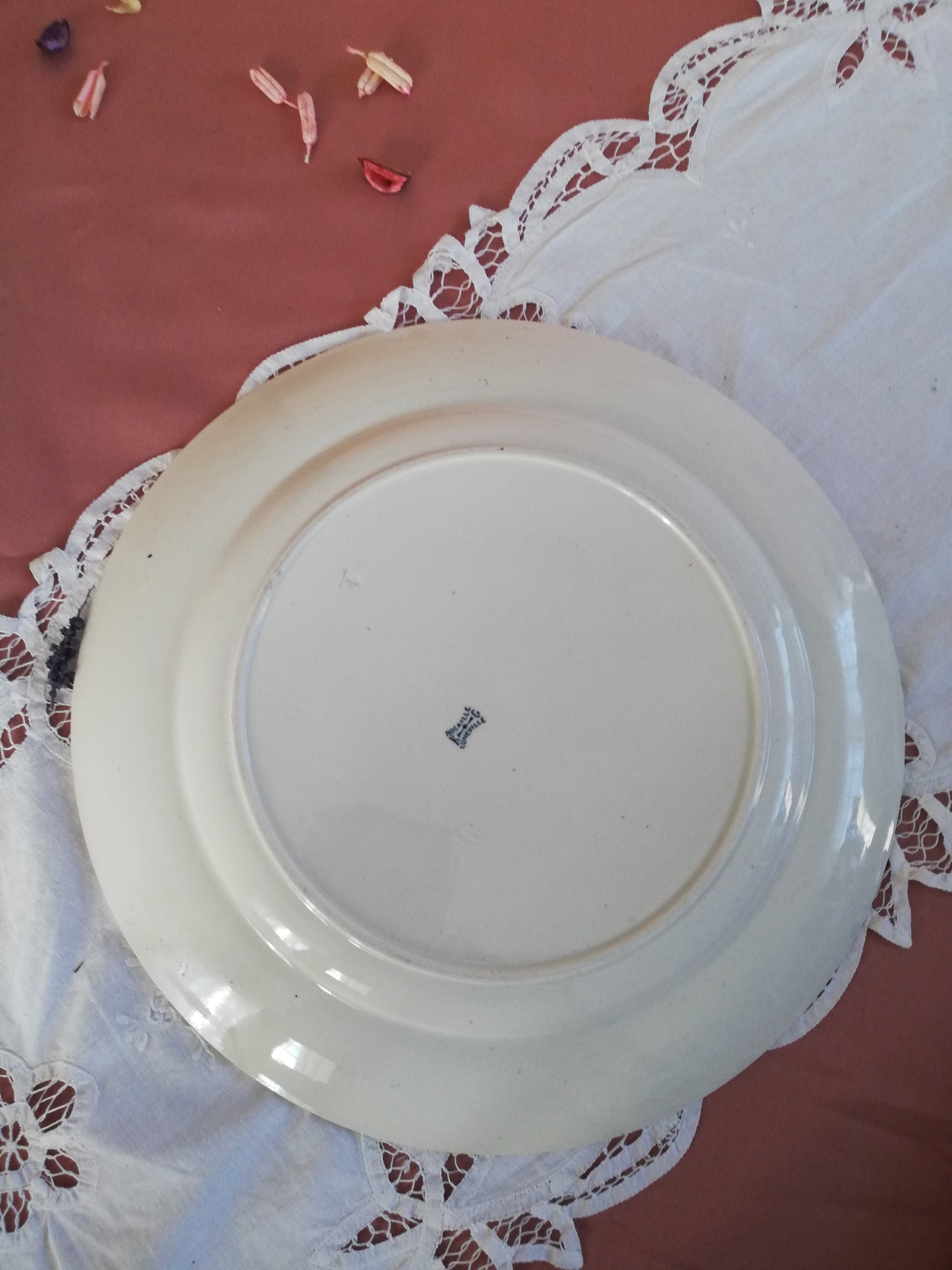 Plat Rond Rocaille KG Luneville