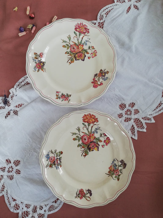 Assiette Longchamp Saxe Terre de Fer