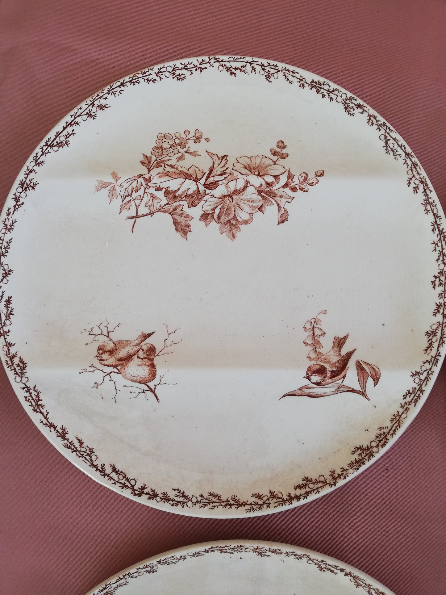 Assiette compartiment Silva Creil et Montereau