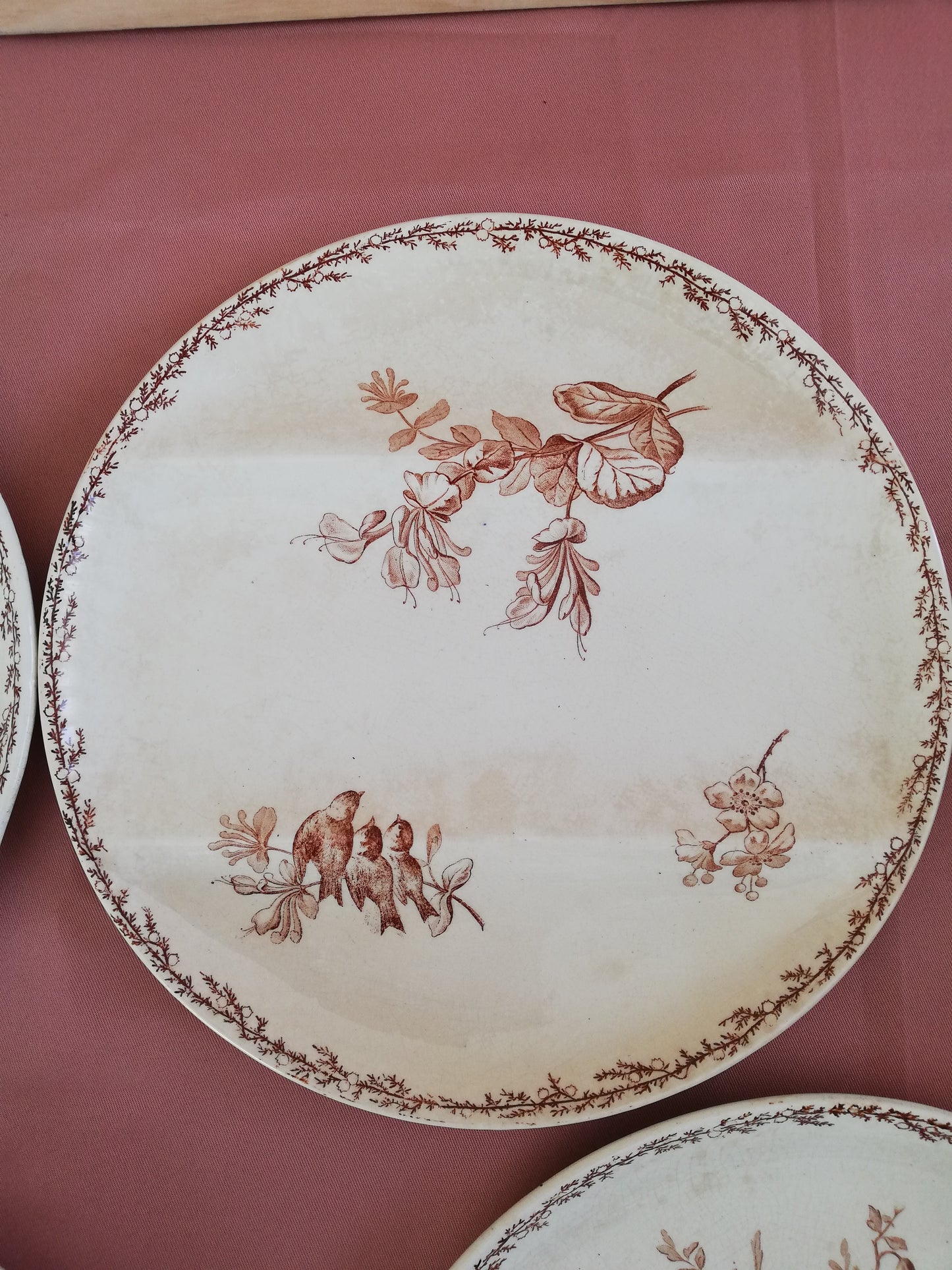 Assiette compartiment Silva Creil et Montereau