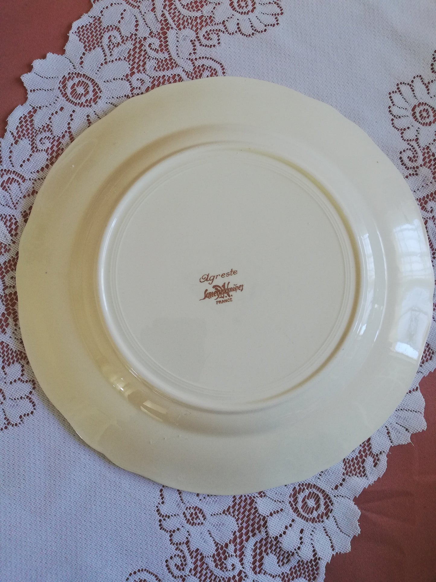 Plat rond Agreste Sarreguemines