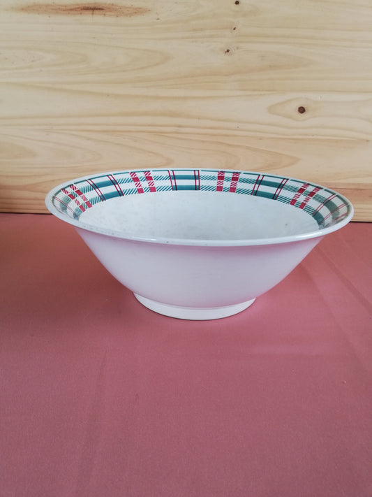 Saladier L Amandinoise Tartan Écossais Terre de Fer