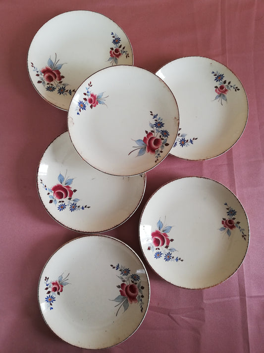 Assiettes 6 Juliette Moulin des loups Hamage nord