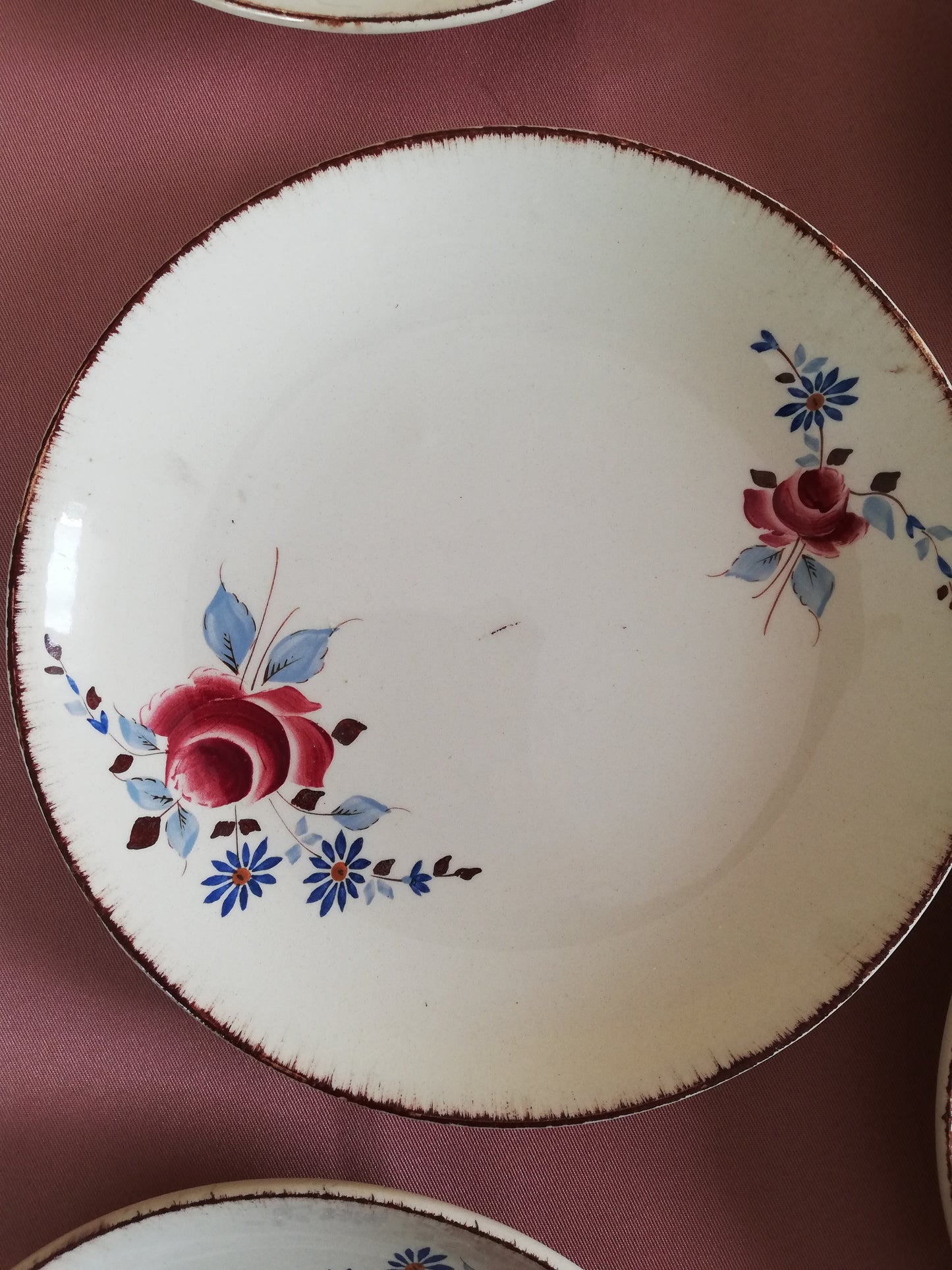 Assiettes 6 Juliette Moulin des loups Hamage nord