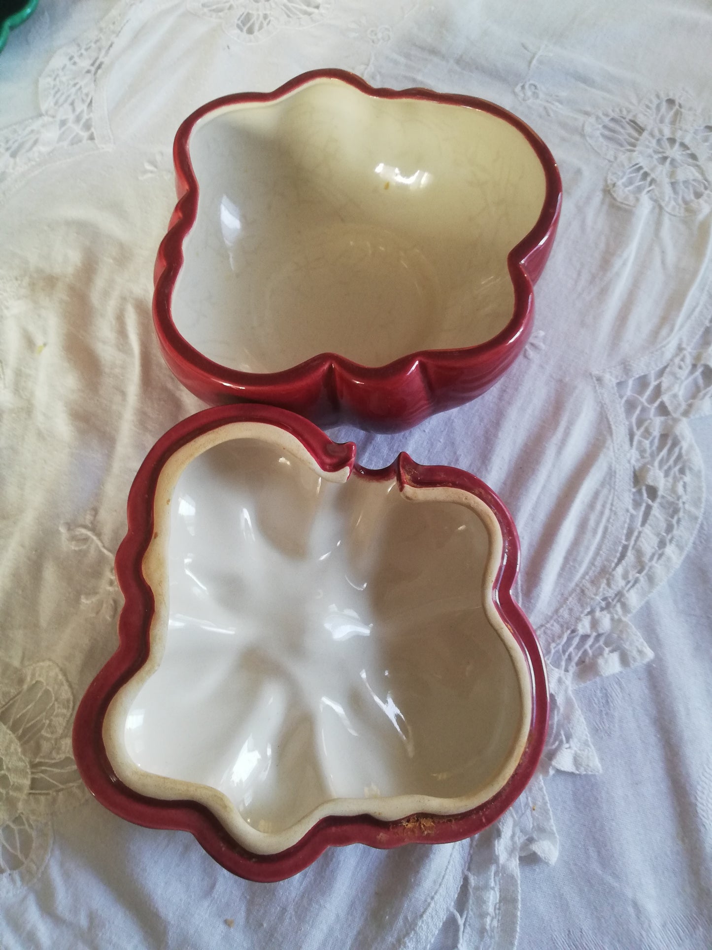 Confiturier sucrier Tomate Barbotine