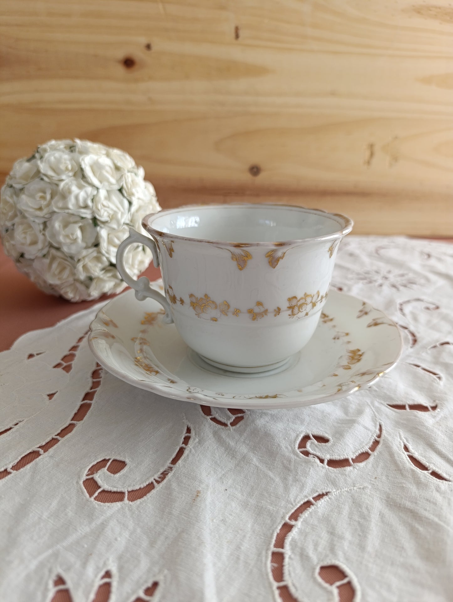Tasse à thé porcelaine époque Napoléon III