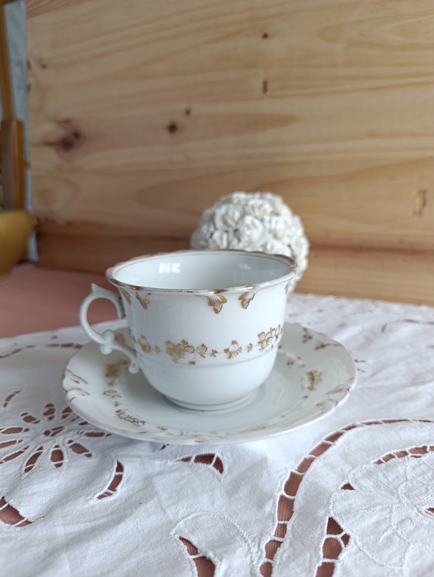 Tasse à thé porcelaine époque Napoléon III