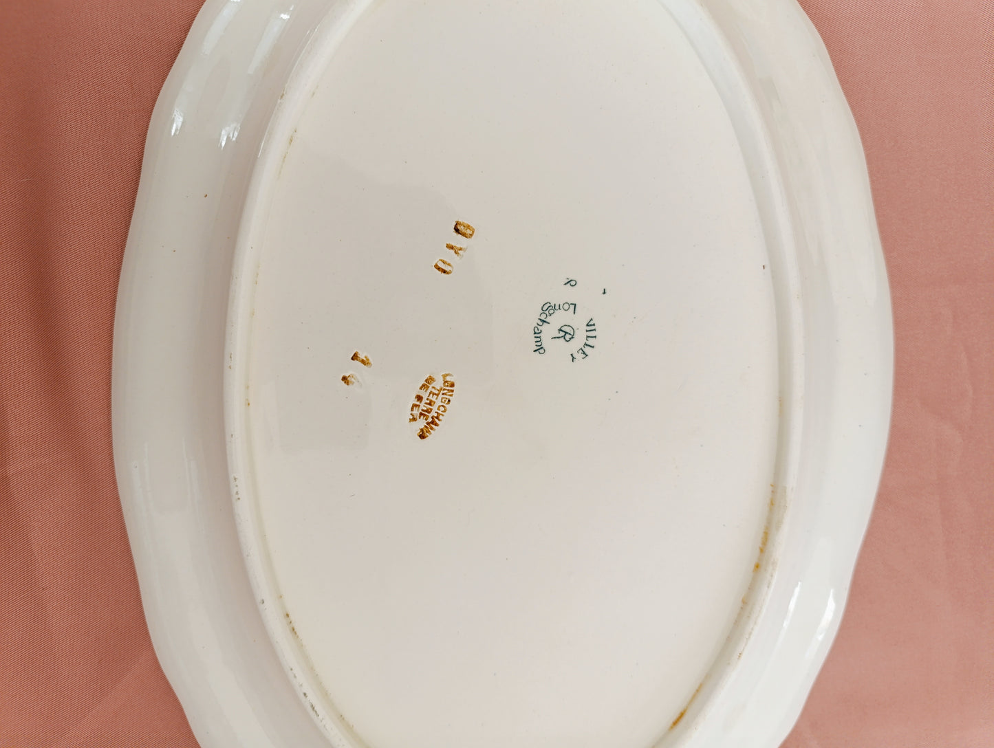 Plat oval Villey Longchamp