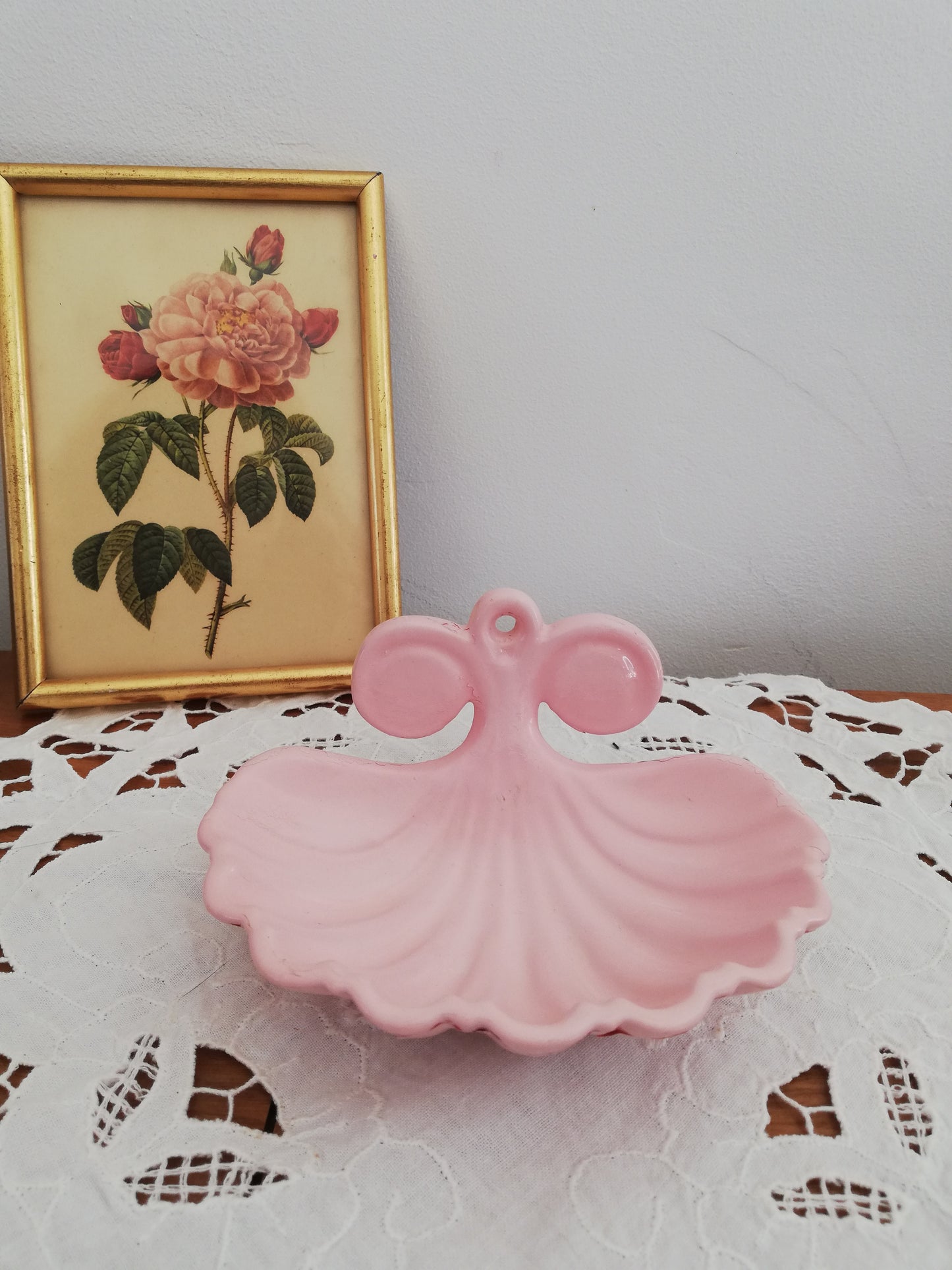 Porte Savon Coquillage AnCien en Fonte