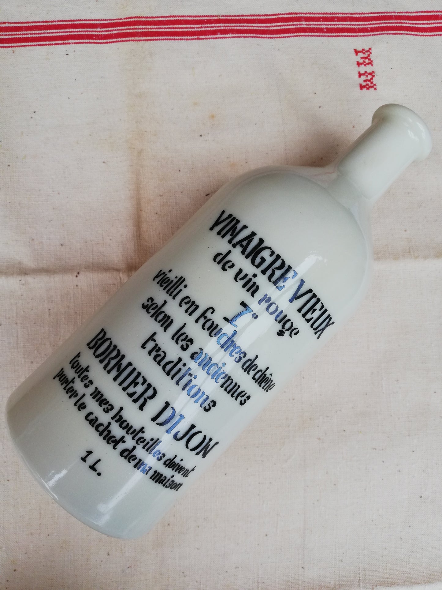 Bouteille Vinaigre Bornier Dijon (déco)