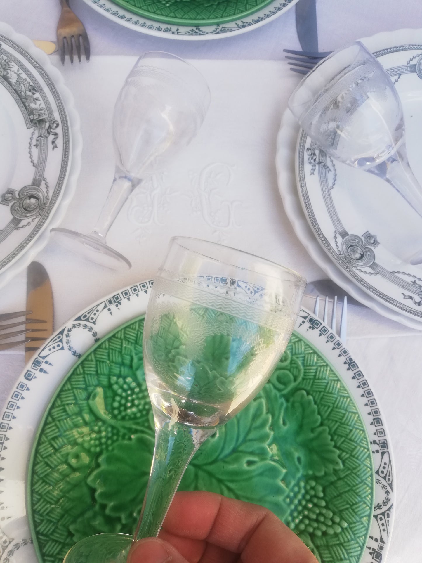 Verres Gravés x 4