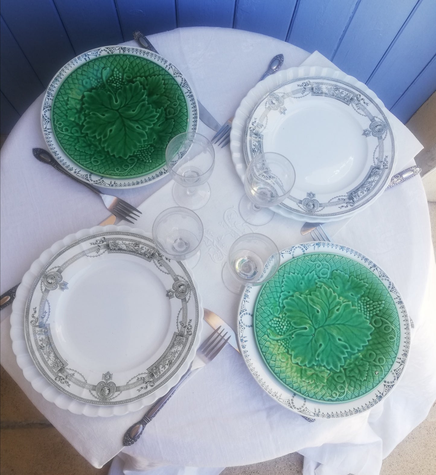 Verres Gravés x 4
