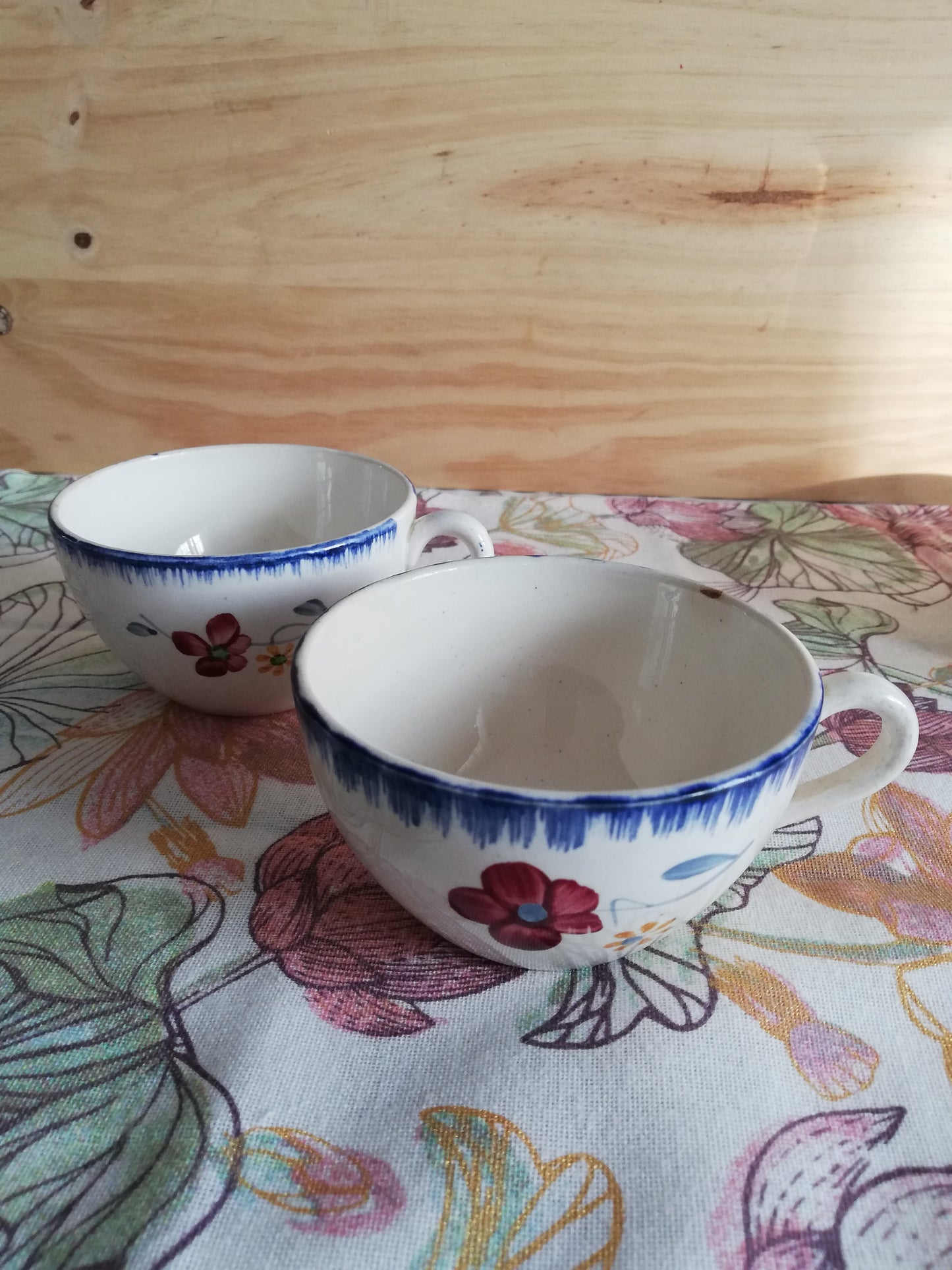 Tasses et Sous Tasses Mary-Lou Digoin Sarreguemines