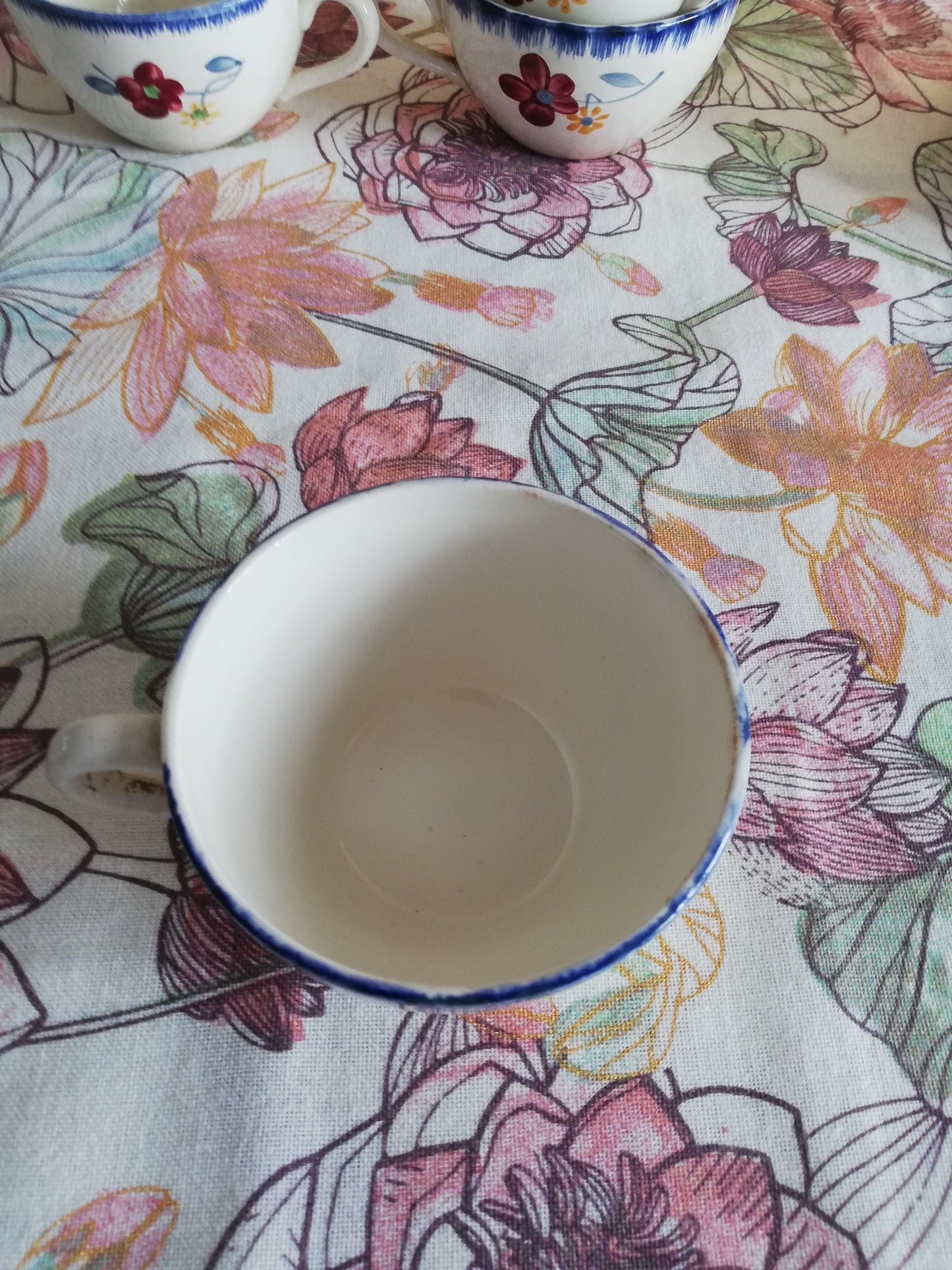 Tasses et Sous Tasses Mary-Lou Digoin Sarreguemines